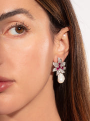 ROYAL ORCHID EARRING