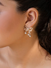 ROSY BOWTIE EARRING