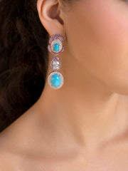 CHOOBA BLUE EARRING