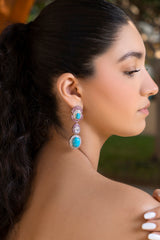 CHOOBA BLUE EARRING