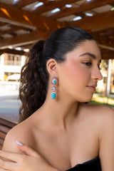 CHOOBA BLUE EARRING