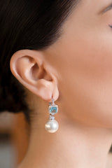AZURE BLUE EARRING