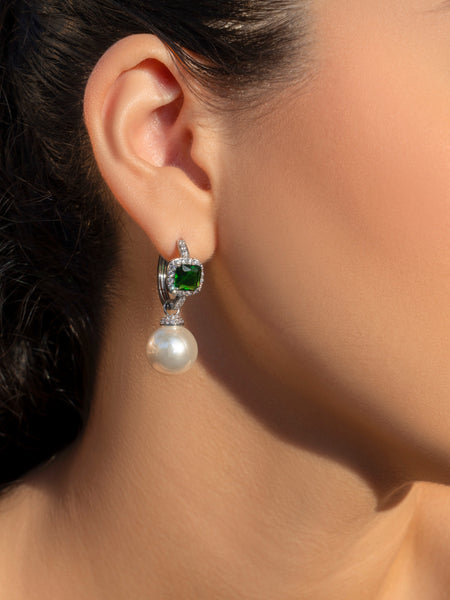 AZURE GREEN EARRING