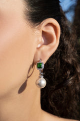 AZURE GREEN EARRING