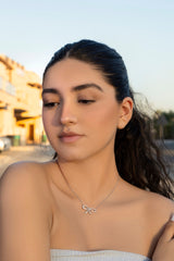 DIAMOND BOWTIE NECKLACE