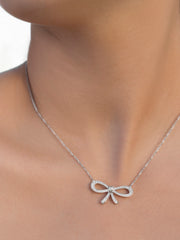 DIAMOND BOWTIE NECKLACE