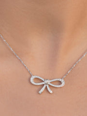 DIAMOND BOWTIE NECKLACE