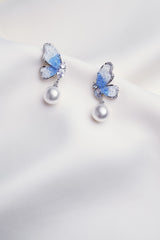 BLUE BUTTERFLY EARRING