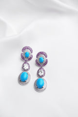 CHOOBA BLUE EARRING