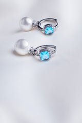 AZURE BLUE EARRING