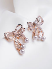 ROSY BOWTIE EARRING