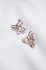 ROSY BOWTIE EARRING