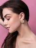 AMBER GOLD EARRING