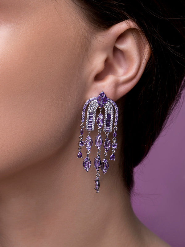 ICE PURPLE EARRING