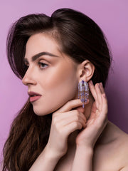 ICE PURPLE EARRING
