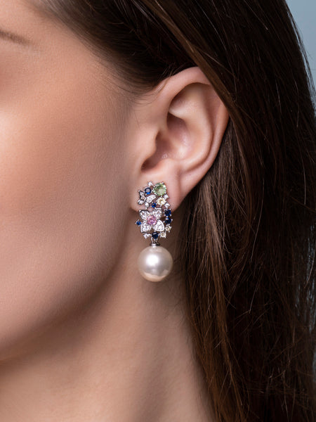 GARDEN ROSE EARRING
