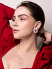 AMBER RED EARRING