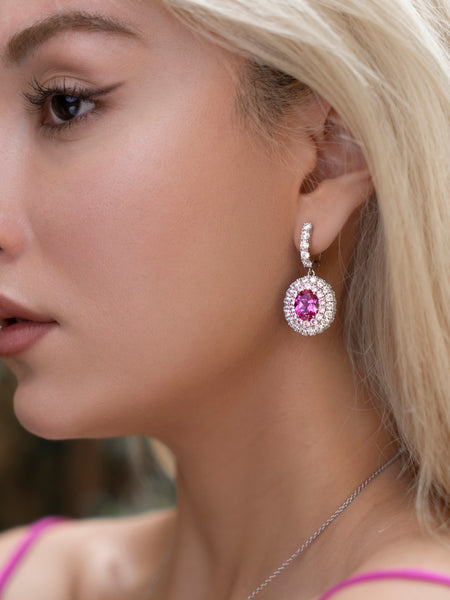 CHIC PINK EARRING