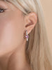 PINK HEART EARRING