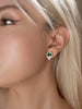 PEONY GREEN EARRING