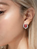 STELLAR RED EARRING