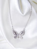 CRYSTAL BUTTERFLY NECKLACE