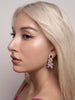 GARNET GLOW EARRING