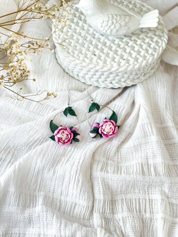 HANDMADE PINK DAHLIA