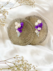 DREAM PURPLE FLOWER EARRING