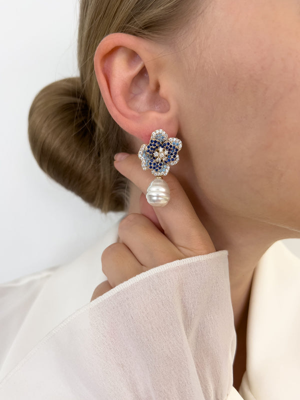 OCEAN FLOWER EARRING