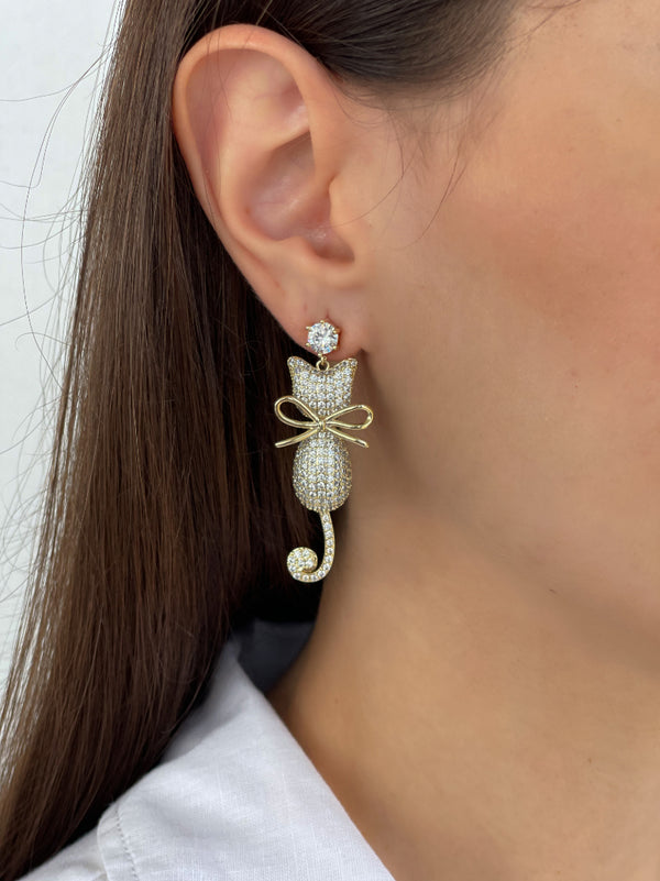 KITTY CAT EARRINGS