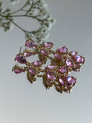 PINK DROP EARRING