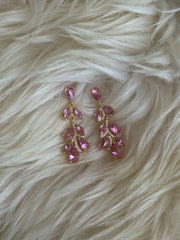 PINK DROP EARRING