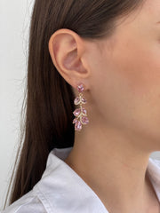 PINK DROP EARRING