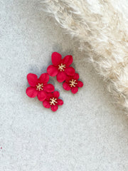 DOUBLE FLOWER EARRING