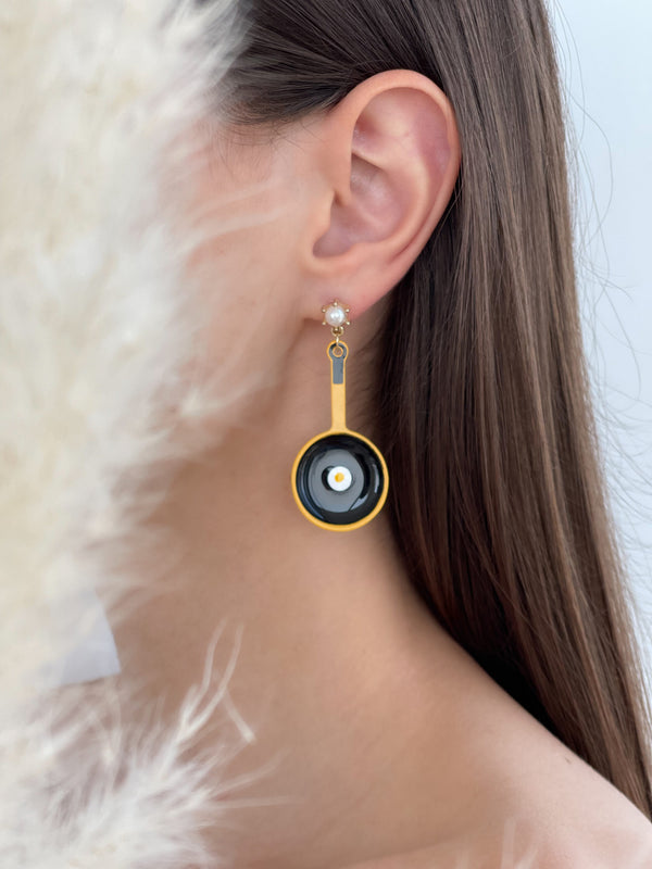 FRIED EGG EARRINGS