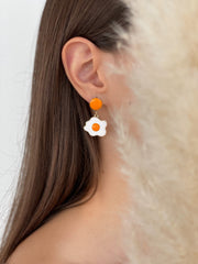 FRIED EGG EARRINGS