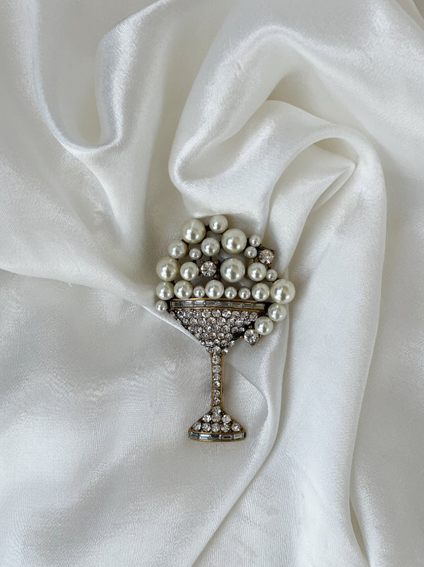 PEARL BUBBLE BROOCH