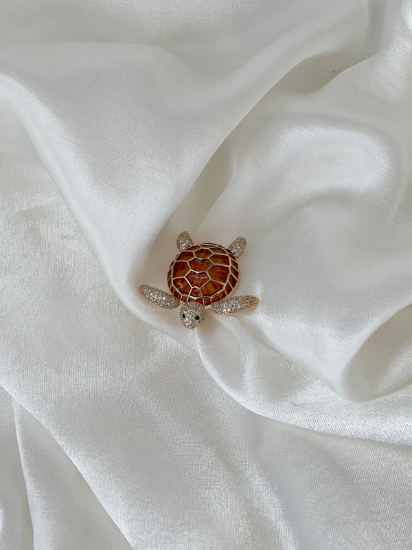TURTLE BROOCH
