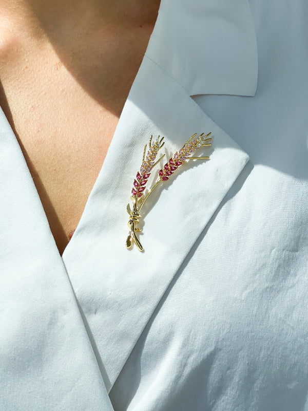 WHEAT BROOCH