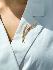 WHEAT BROOCH